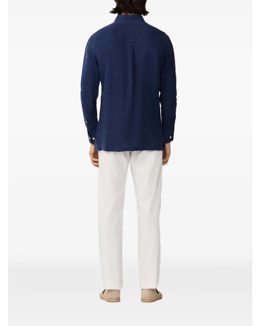 Hackett Blue Heritage Buttoned Shirt for men