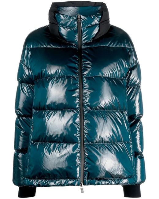 Herno Green High-Neck Padded Jacket