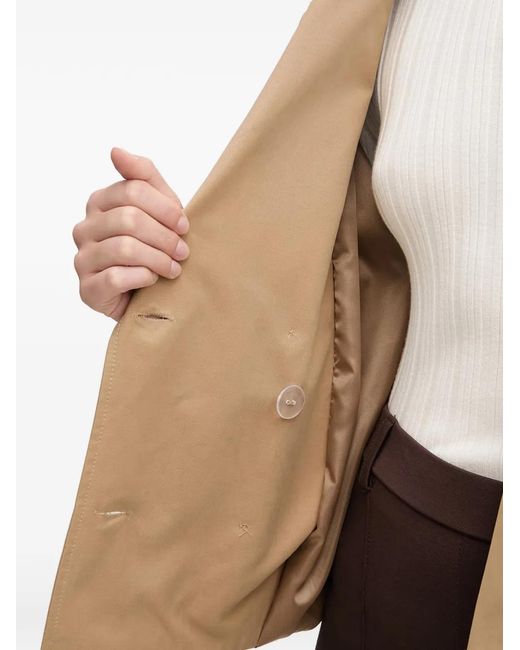 Haveone Natural Double-Breasted Epaulette Jacket