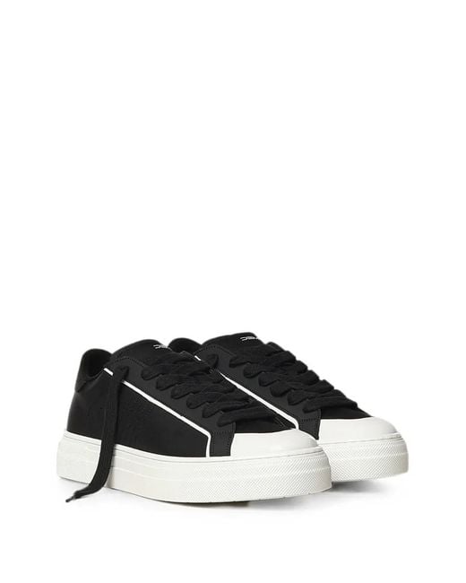 Demna Black Logo-Print Platform Sneakers for men