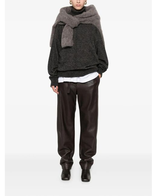 stein Black Roll-Neck Sweater