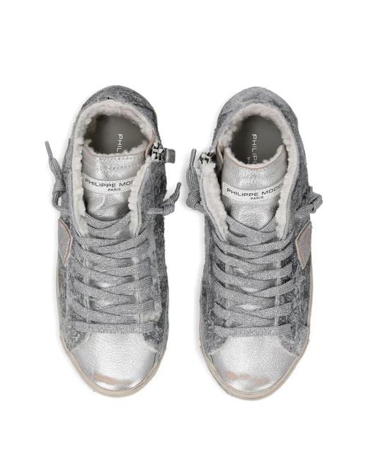 Philippe Model Gray Prsx Sneakers
