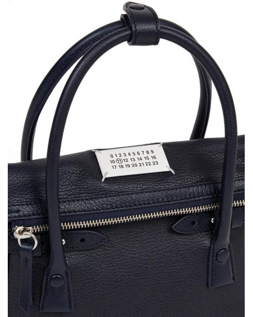 Bolso shopper 5AC East West pequeño Maison Margiela de color Blue