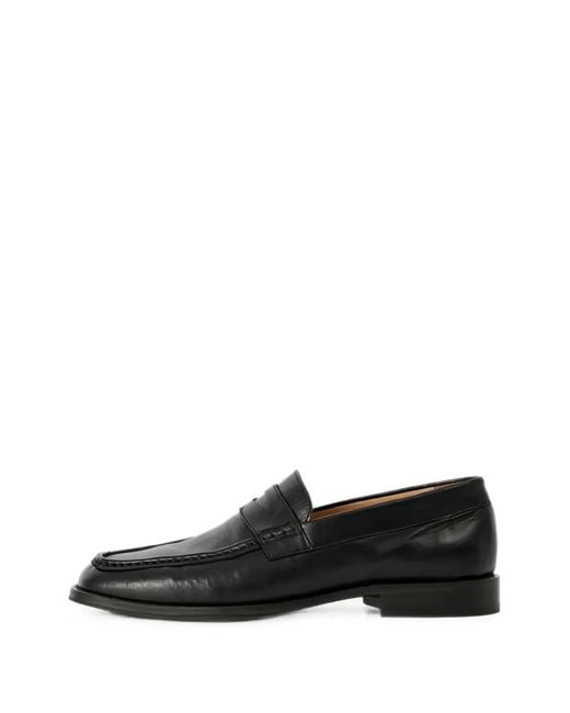 Our Legacy Black Light Calf Leather Loafers for men