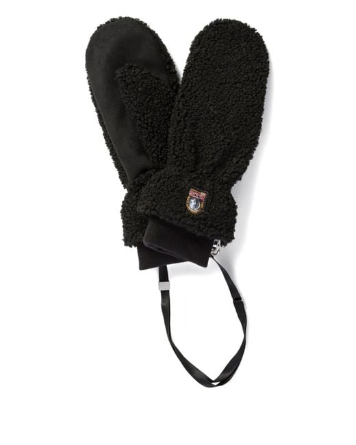 Parajumpers Handschoenen Met Fleece Afwerking in het Black