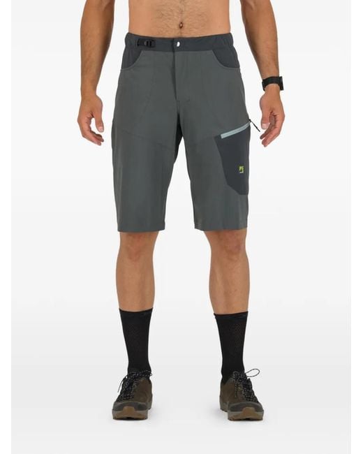 Karpos Blue Nago Zip Pocket Shorts for men