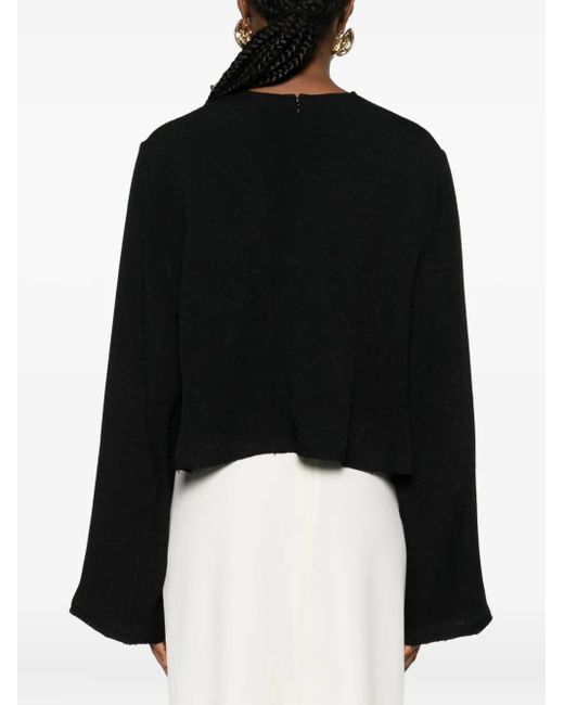 Blouse À Bords Francs Totême  en coloris Black