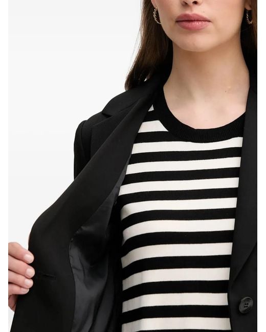 Benetton Black Notched Lapels Blazer