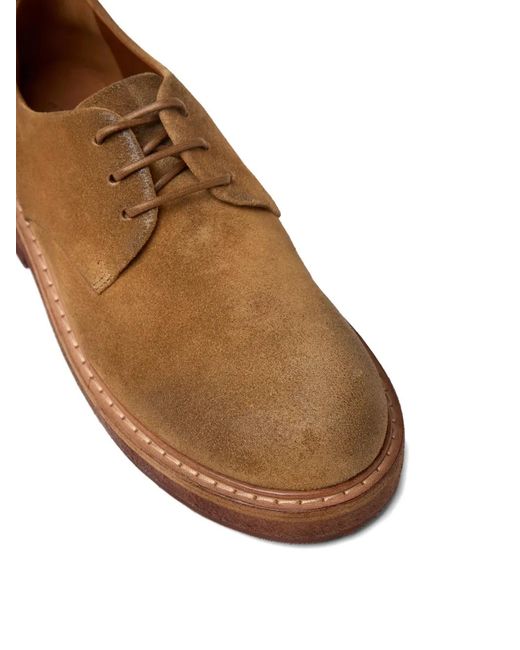 Marsèll Brown Suede Chunky-Sole Derby Shoes