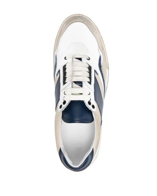 Rhude Blue Racing Panelled Sneakers for men
