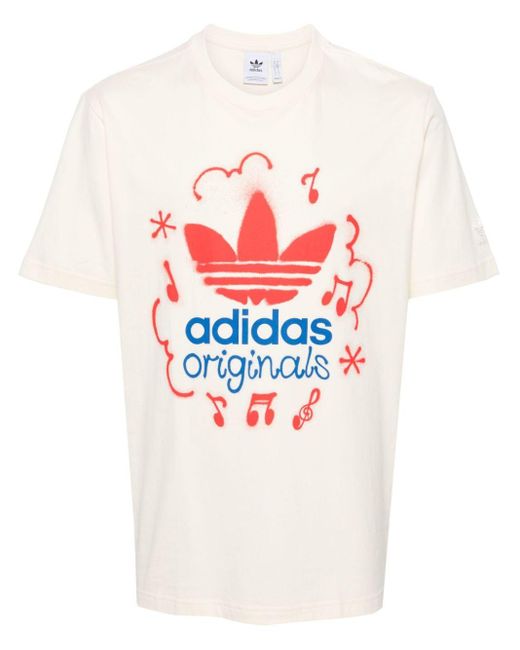 T-shirt Training Supply di Adidas in White da Uomo