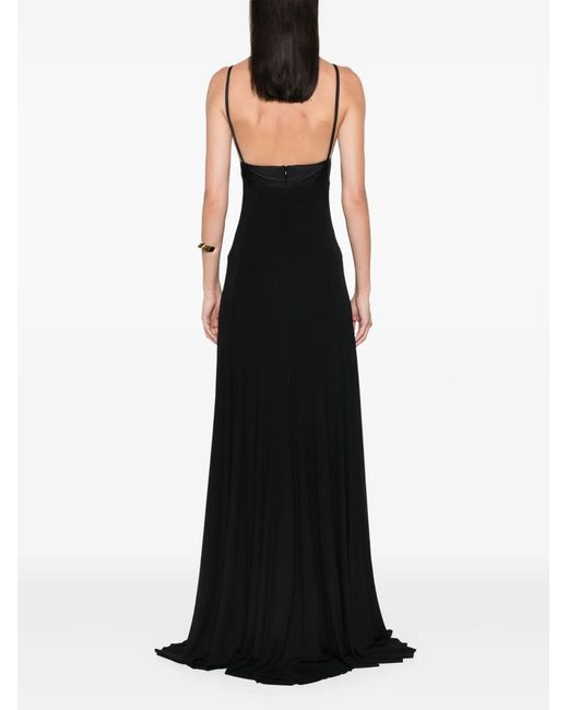 Jacquemus Black Stretch Jersey Dress