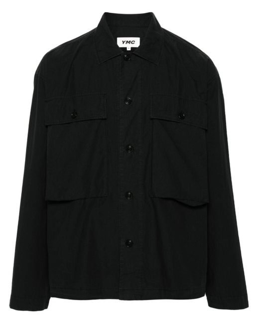 YMC Katoenen Overhemd in het Black voor heren