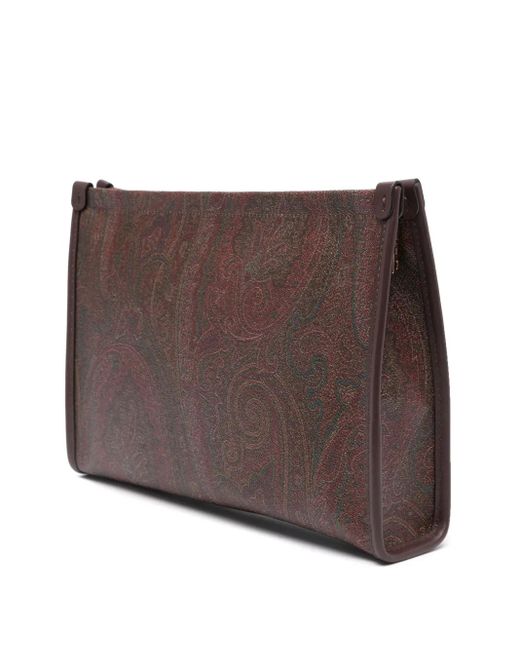 Etro Brown Essential Clutch