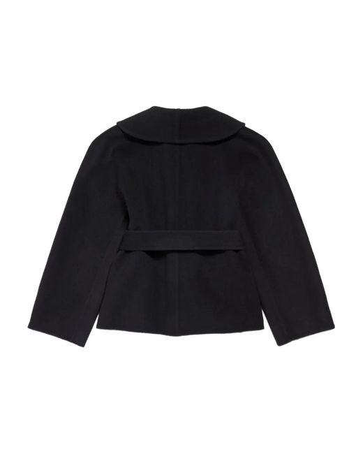 Balenciaga Black Belted Wrapped Jacket