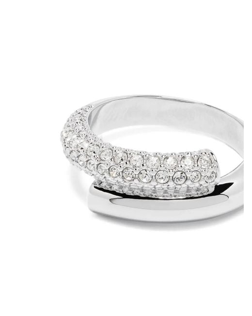 Swarovski White Dextera Crystal-Embellished Ring