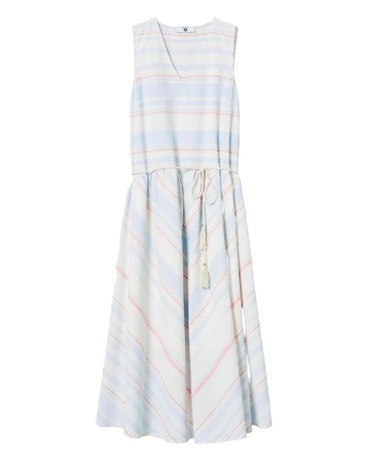 Twinset ストライプ ドレス White