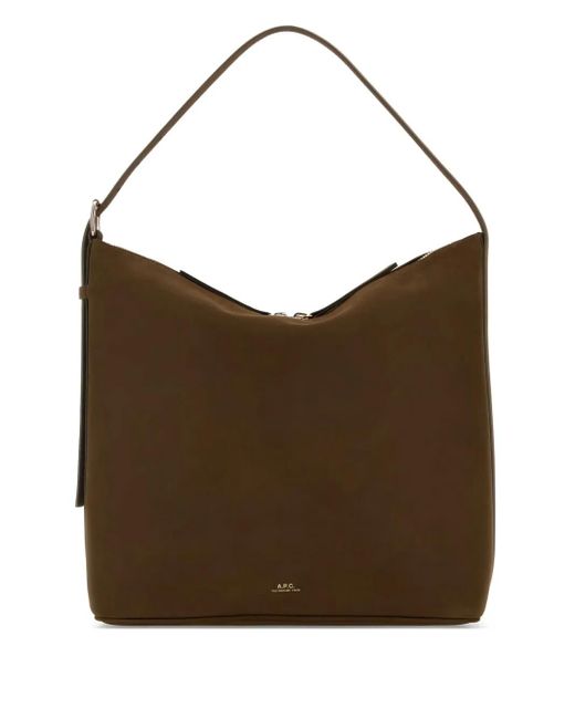 Borsa A Spalla Vera di A.P.C. in Brown