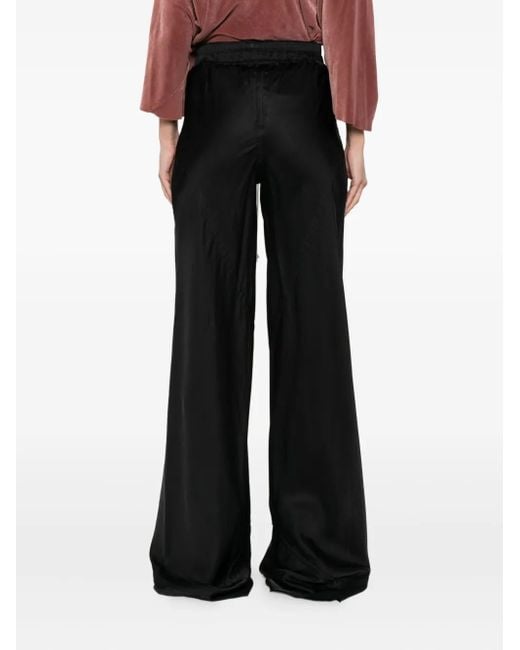 Pantalones con cordones en la cintura Rick Owens de color Black
