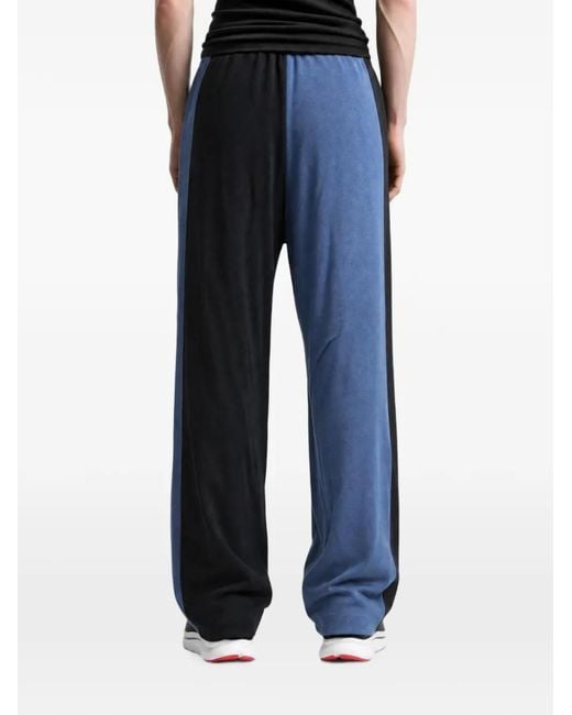 Kiko Kostadinov Blue Sigo Colour-Block Drawstring Trousers for men