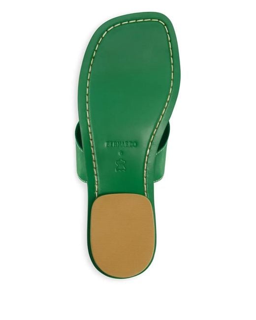 Bernardo Green 1946 Flat Thong Sandals