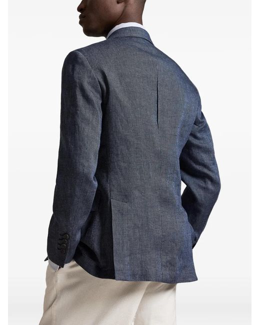 Polo Ralph Lauren Blue Single-Breasted Blazer for men