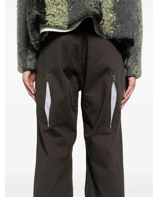Kiko Kostadinov Solix Zip Trousers in Gray for Men | Lyst