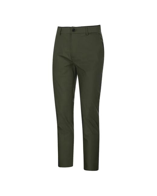 Department 5 Green Button Trousers for men