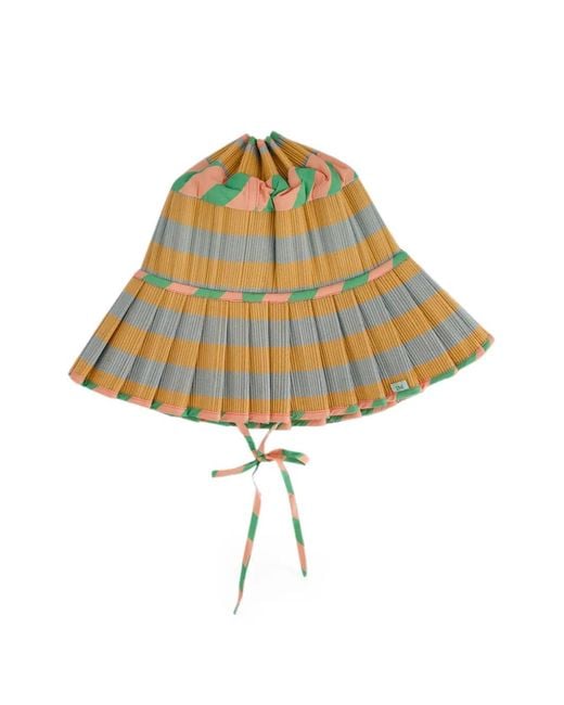 Lorna Murray Yellow Sunset Samba Pleated Hat