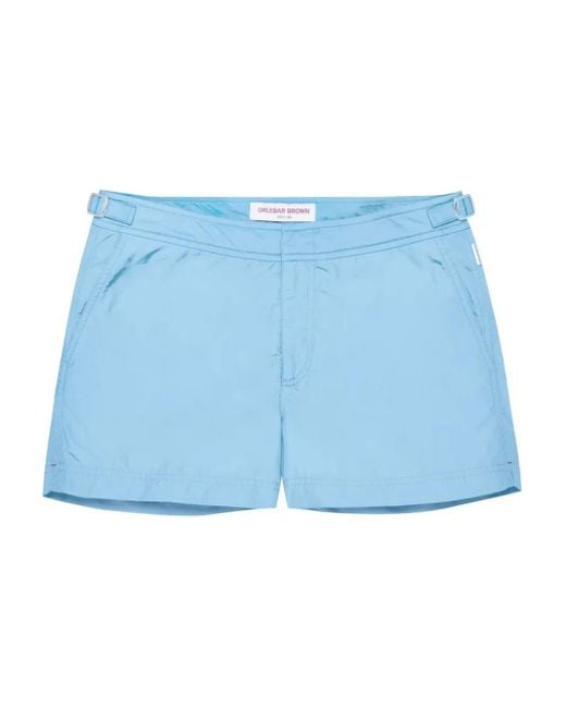 Orlebar Brown Blue Springer Adjustable-Strap Swim Shorts for men