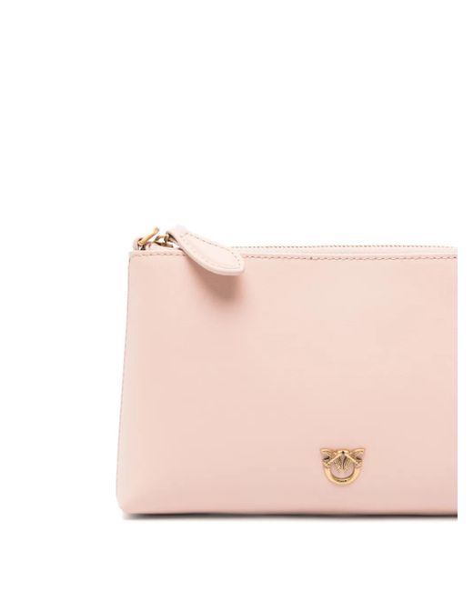 Borsa A Tracolla Horizontal Flat Mini di Pinko in Pink