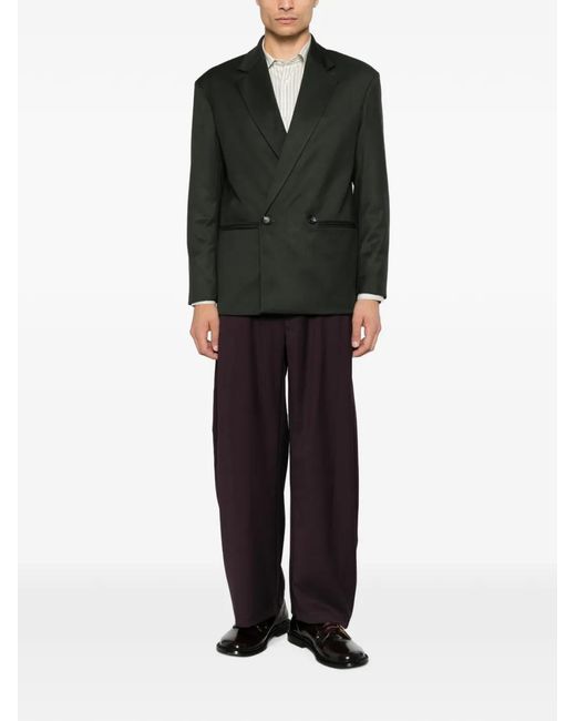 Imperial Black Double-Breasted Jacket for men