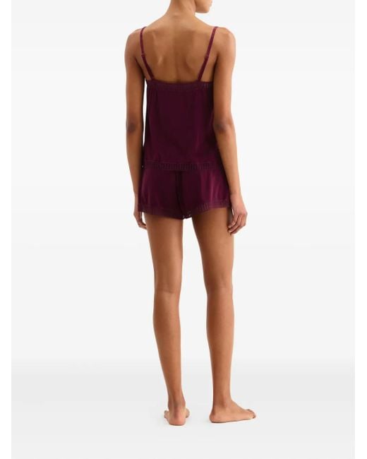 Eres Purple Sandra Graph Camisole