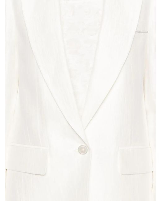 Peserico シングルジャケット White
