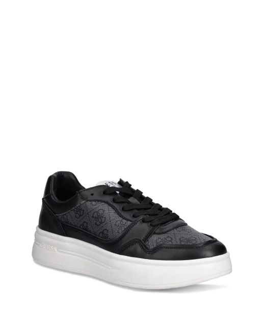 Guess Black Leather Sneakers for men