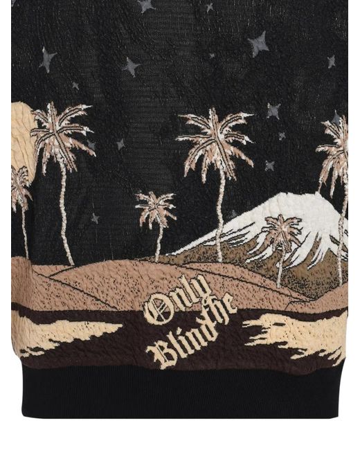 Only the Blind Black Sepia Mountain Sweatshirt for men