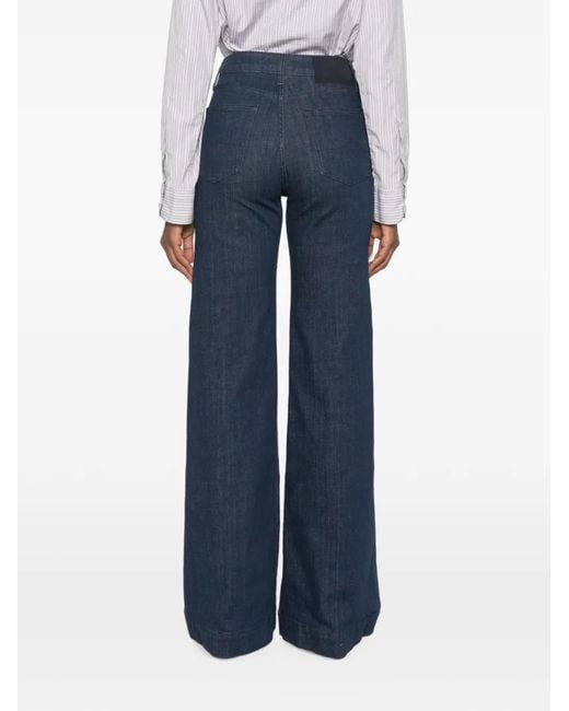 Jacob Cohen Blue Belt-Loops Jeans