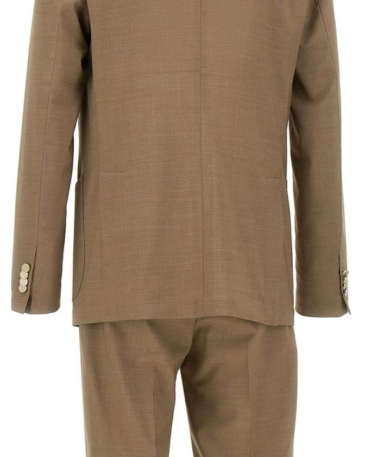 Briglia 1949 Natural Taurasi Double-Breasted Suit for men