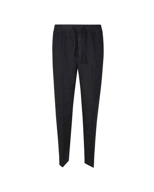 Altea Blue Elasticed-Waist Trousers for men