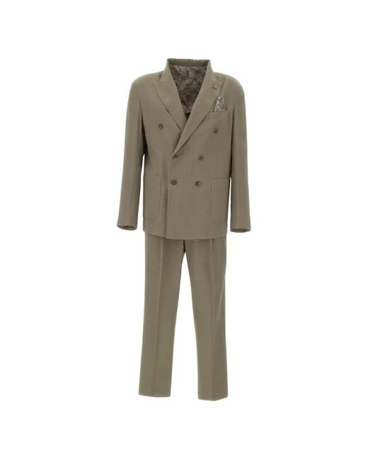Bob Natural Double-Breasted Suit for men