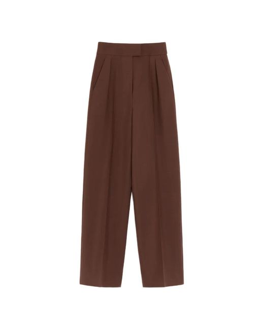 Valentino Garavani Brown British Mohair Pants
