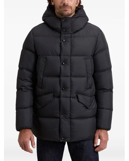Woolrich Black Cloud Davis Padded Jacket for men