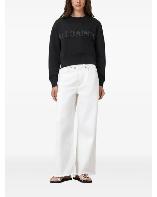 Sudadera con apliques AllSaints de color White