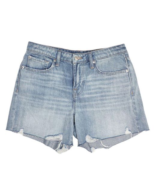 7 For All Mankind Blue Monroe Jeans-Shorts