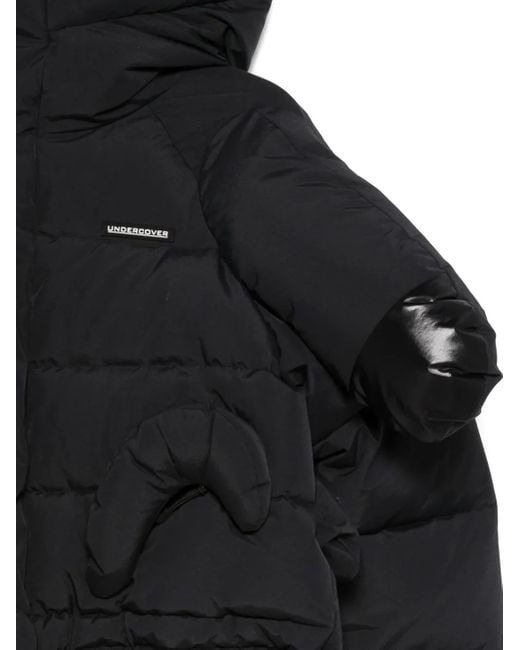 Undercover Black Doudoune Asymétrique