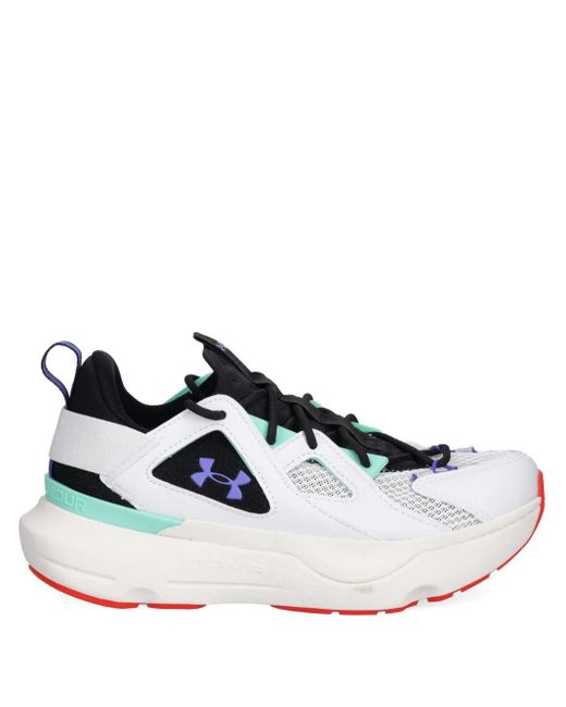 Under Armour White Infinite Lace-Up Mesh Sneakers