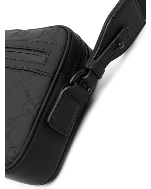 Gucci Umhängetasche mit GG-Logo in Black für Herren