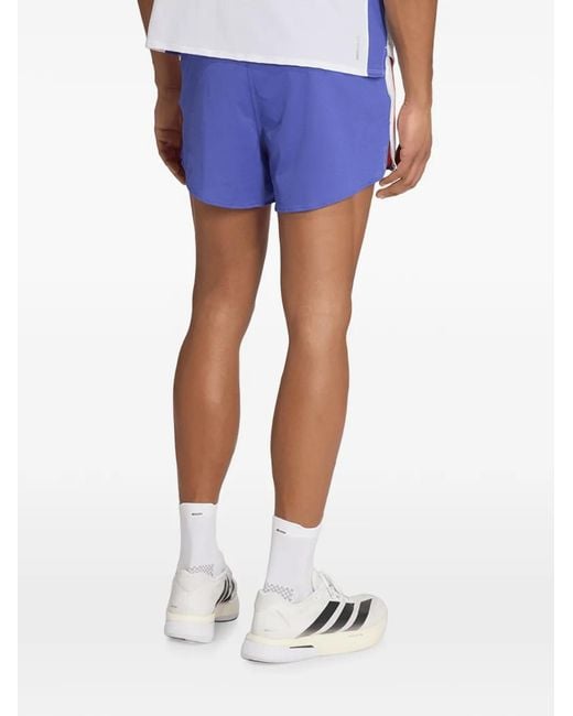 Adidas Blue Adizero Archive Running Shorts for men