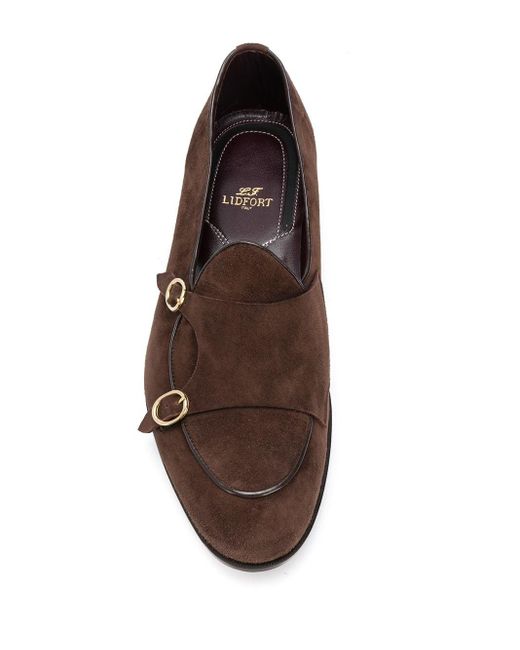 Mocassin homme cuir croco bleu