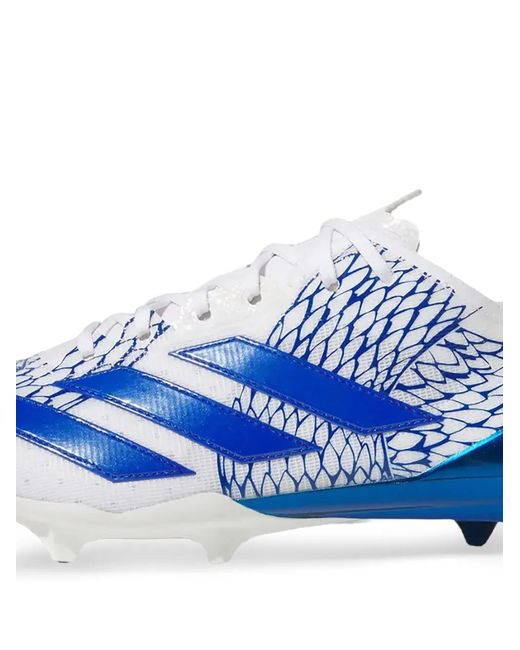Adidas Blue Three-Stripe Low-Top Sneakers for men
